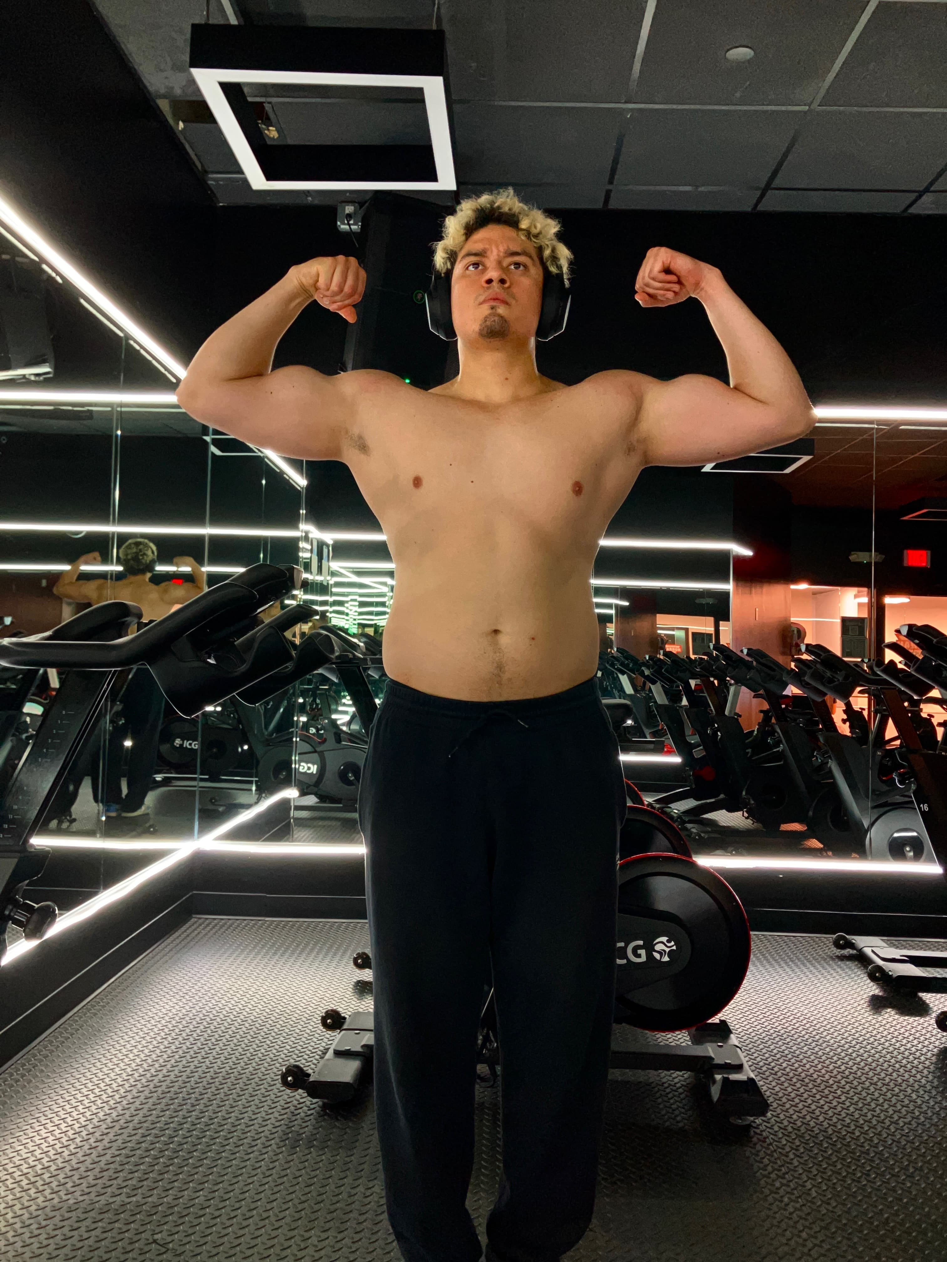 before training with R Train Fitness